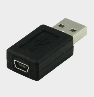 USB 2.0 A Stecker auf Mini USB Buchse Kabel Leitung Ladegerät Adapter Konverter