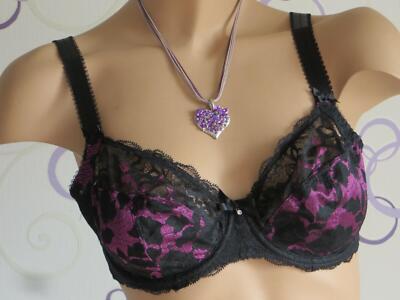 Fantasie Bügel-BH Marianna schwarz pink Gr 65E 70F NEU