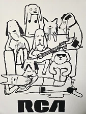 Jean Jullien RCA Records Print Signed Rare Limited Edition