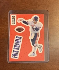 1996 Upper Deck Collector's Choice Stick-Ums Erik Kramer #S10