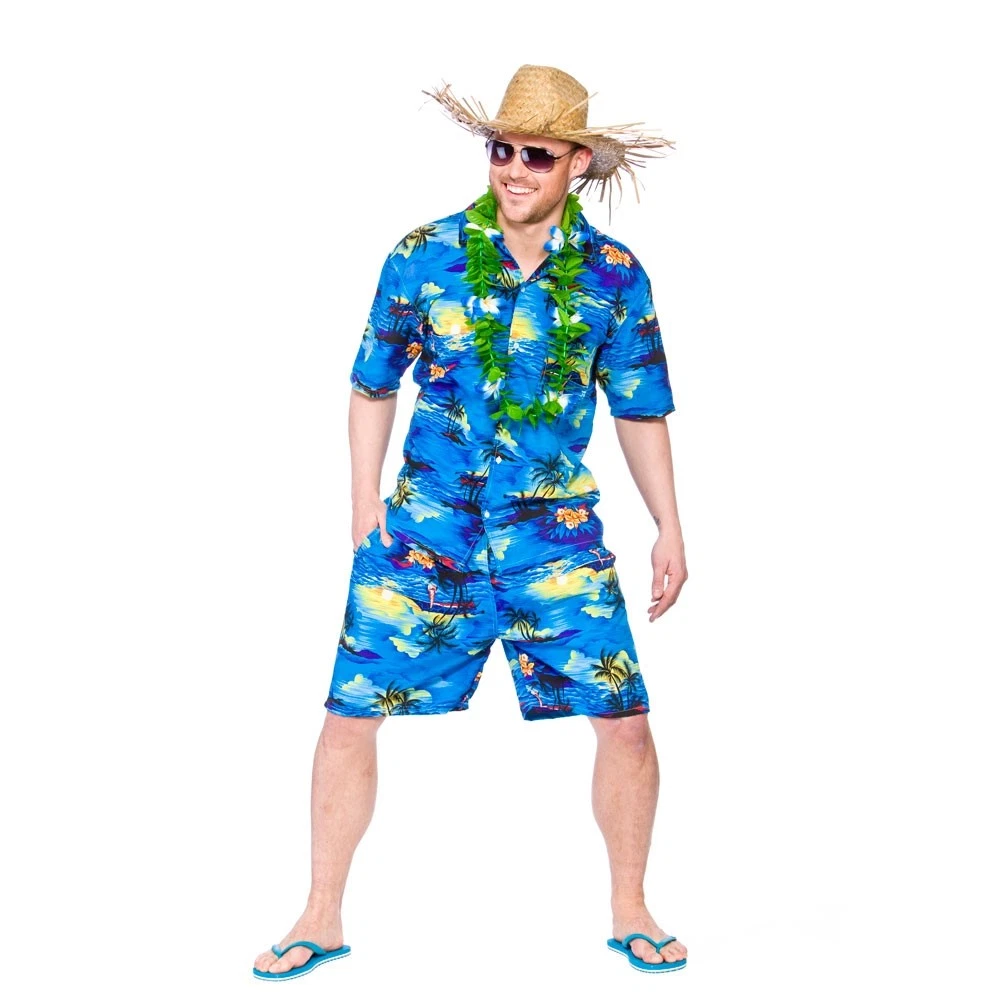 Luau party deals attire male