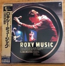 Roxy Music On The Road Laserdisc with Obi