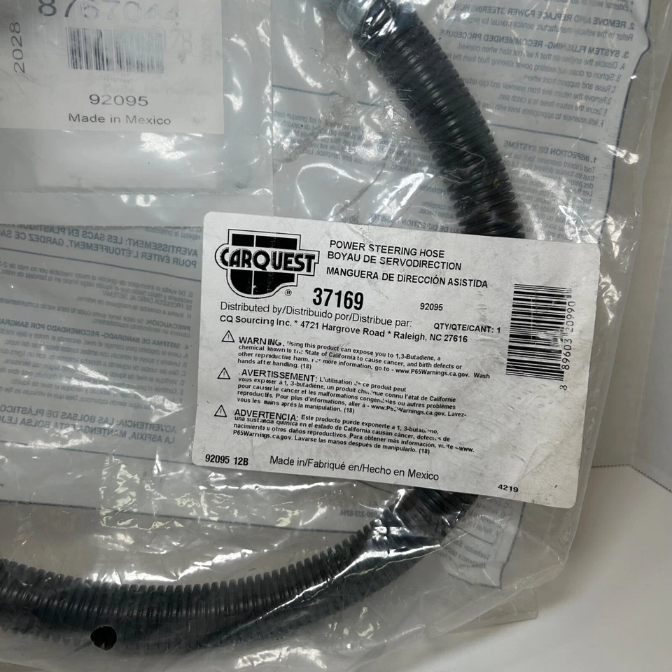 CARQUEST 37169 - Manguera de presión de dirección asistida para Chevrolet Silverado y Sierra Foto 2 de 3