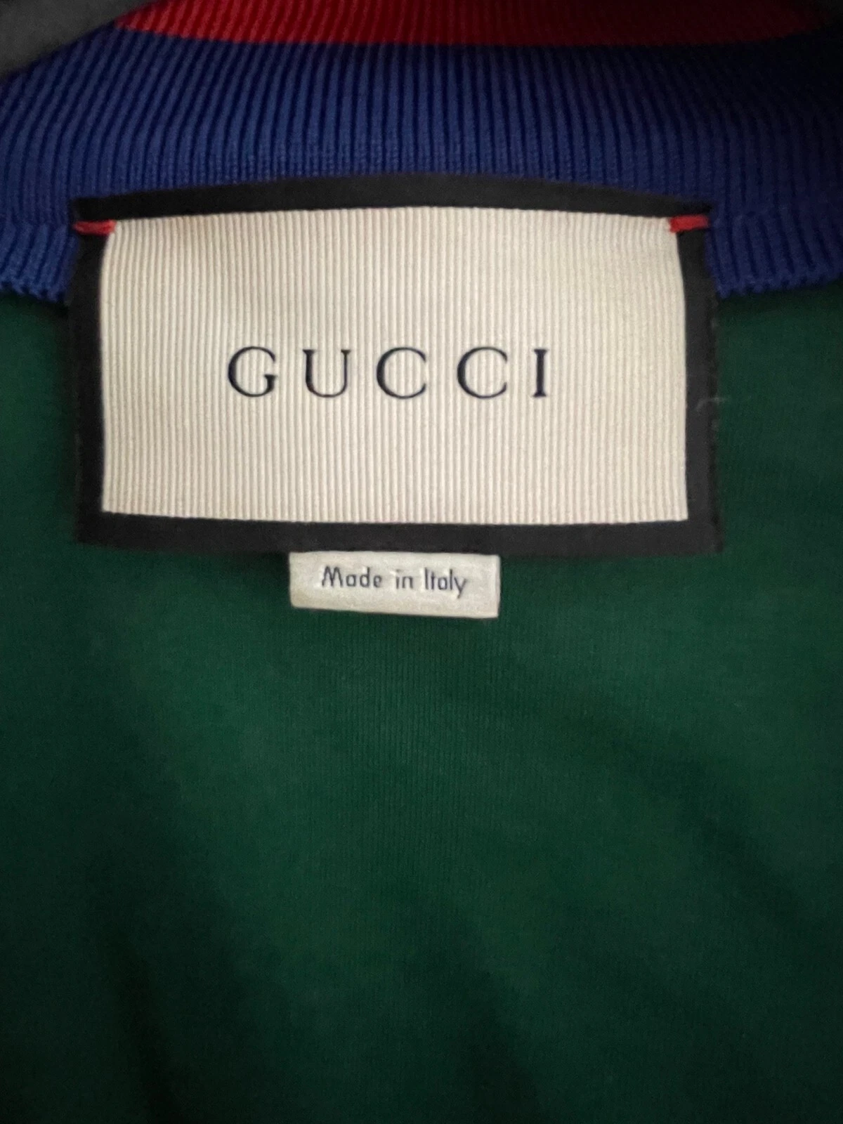Gucci Bomber Track Jacket Rosa (anteriore) e Tigre (posteriore) da collezione immacolata