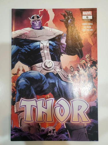 THOR 6 2ND PRINT NM WRAPAROUND COVER - THANOS BLACK STONE GAUNTLET NM 9.4 or +