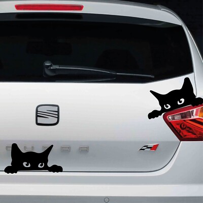 FRS099-A- Pegatina vinilo Gatos 17x9 2unidades