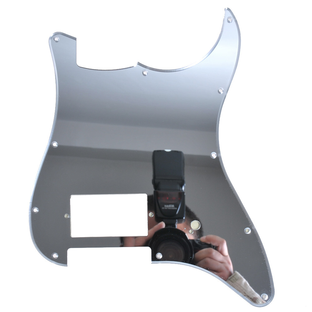 Mirror Electric Guitar Pickguard For Fender Strat 11 Hole Single