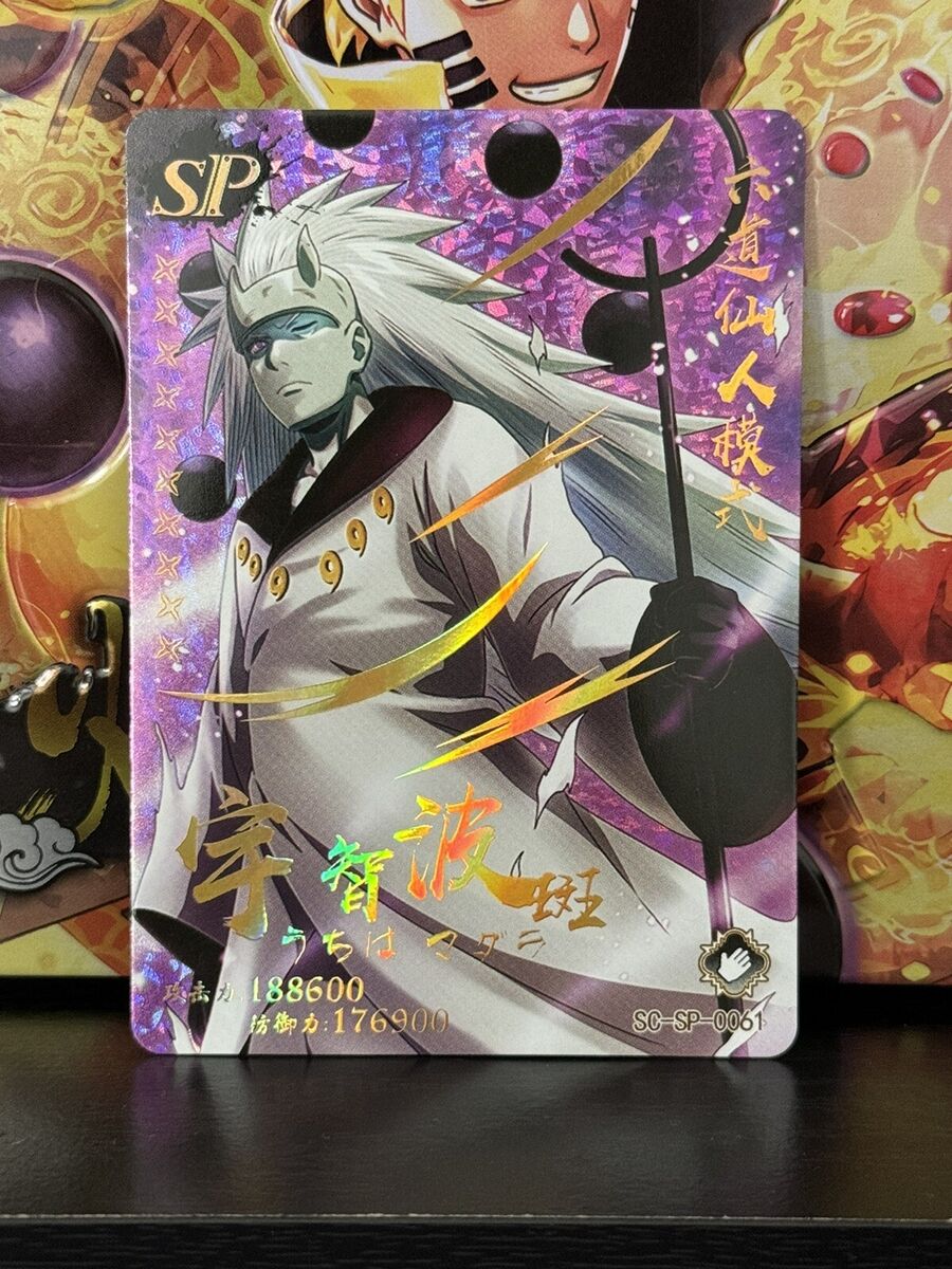 NEW Naruto Card Beautiful Super RARE Uchiha Madara SP CARD NEW Naruto Card Beautiful Super RARE Uchiha Madara SP CARD