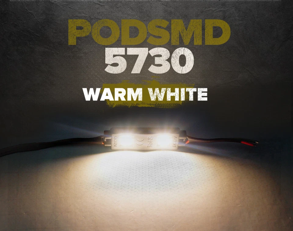 12 Deck Garden Mall Landscape Warm White LED Lights Low Voltage Waterproof - Image 2 of 4