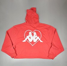Kappa Authentic Hoodie Womens Lrg. Red Plock Sweatshirt 36155IW-A08.