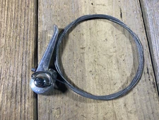 VINTAGE BIKE BICYCLE SACHS HURET DOWNTUBE SHIFTER LEVER & CABLE FRANCE RUSTED