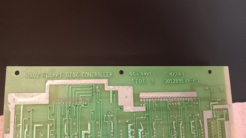 Digital DEC M7744 RX02 Floppy Disk Controller 5012891 D-P1 (B12) - Picture 5 of 5