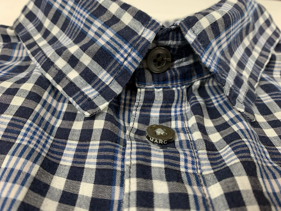 Camisa Marc by Marc Jacobs Calce Encogido Ligera A Cuadros Abotonada L/S Talla Grande Foto 3 de 4