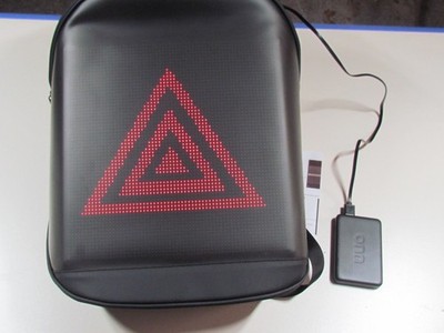 LED Backpack  Full-color screen, Laptop Backpack, programable With Power Bank