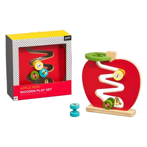 Wooden Apple Racer Toy, Activity Toys Designed with Safe Materials – Wooden T...