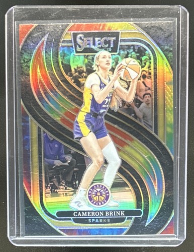 2025 Panini WNBA Select Cameron Brink Premier Level Tie-Dye Prizm RC #/25