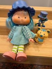 1979 Kenner Strawberry Shortcake Blueberry Muffin Doll Cheesecake PVC Figurine