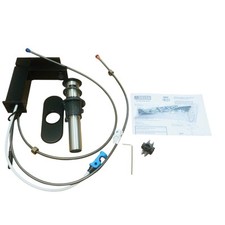 Delta 567LF-BLGPM-PP Matte Black 1.0 GPM Bathroom Faucet with Drain Assembly