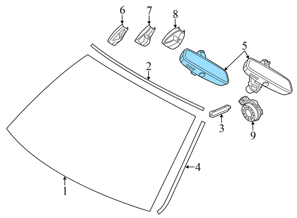 BMW 650I XDRIVE 2013-2019 GRAN CUPÉ - Espejo retrovisor (Ec/Led/Gto) 9320305 Foto 4 de 4