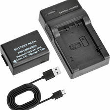 Batteria e Caricabatterie PER PANASONIC DMW-BMB9 FZ40 FZ45 FZ60 FZ62 FZ70 FZ72 FZ100