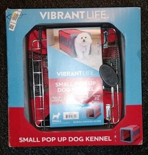 Small Pop Up Dog Kennel Vibrant Life NEW NOS