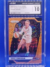2024 Panini Prizm WNBA Sophie Cunningham #117 Orange Ice Prizm CGC 10