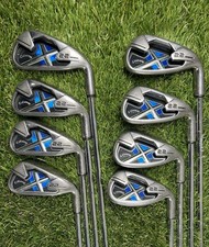 Callaway X-22 Iron Set 4-SW 8 Clubs Steel Shaft Regular Flex RH Mens