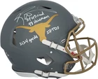 Ricky Williams Texas Longhorns Signed Slate Authentic Helmet w/Inscs - LE 10