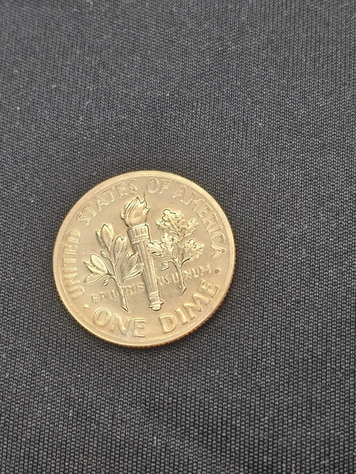 Uncirculated 1971 S Proof Roosevelt Dime DDO DDR Full Band Rotated Die Reverse - Image 2 of 2