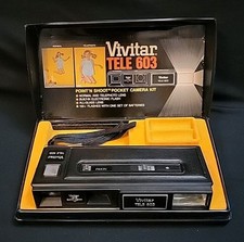 Vintage Vivitar Tele 603 Camera 24/36mm 1:7, With Original Case Tested  Works