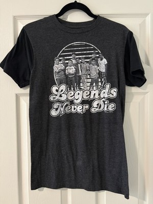 Sandlot Legend Never Die T-Shirt Gray Unisex Small Baseball 1990s Movie