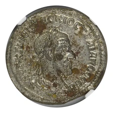 Roman Provincial Roman Antioch AD 249-251 BI Tetradrachm Trajan Decius NGC AU