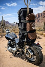 Sac De Luggage Sissybar Svarog Angleterre Pour Moto Chopper Harley-Davidson