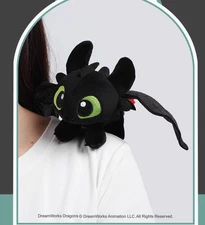 2025 Universal Studios genunie Night Fury Toothless Shoulder Plush Pal