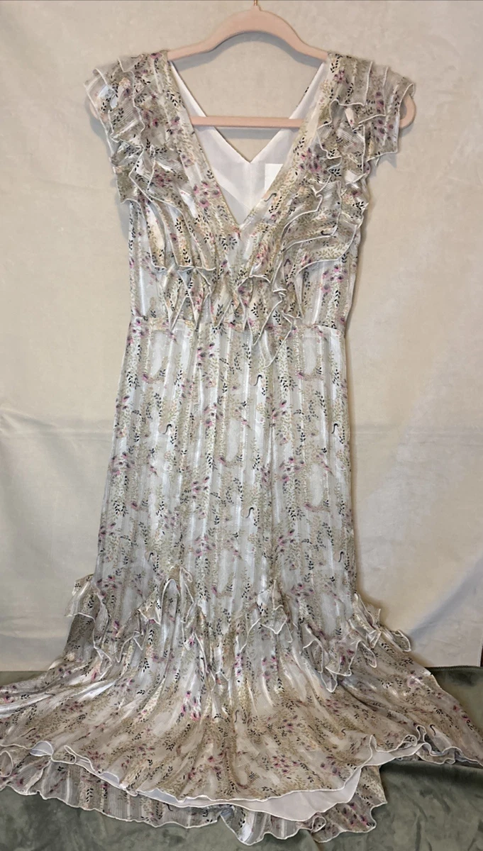 chinese dress ladies Sequin Mesh Dress Peppermint – Anna Sui main image 0