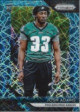 2018 Panini Prizm Prizms Lazer #296 Josh Adams - FB