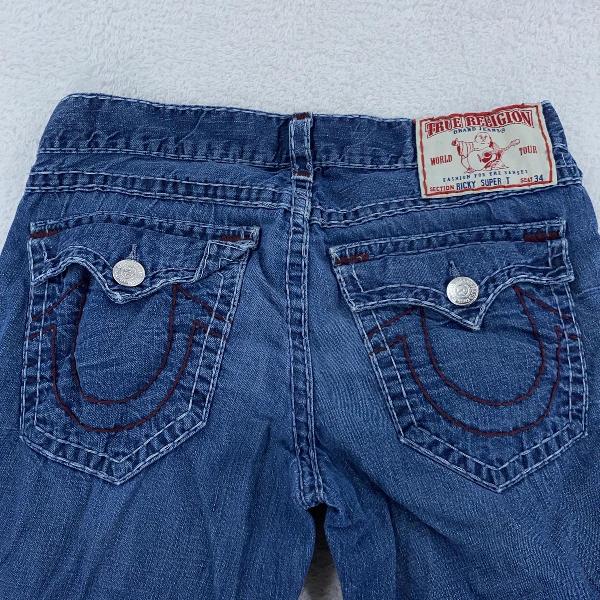 True Religion Regular 36 Size Jeans Men's 30 in Inseam for sale - eBay