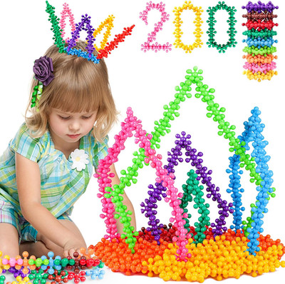 200PCS Building Blocks Kids Educational Building Toys Interlocking Plastic Conne