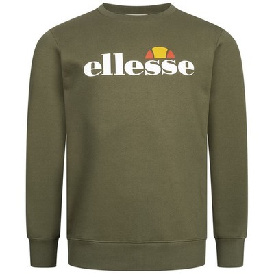 ellesse Kanya Crew Herren Sweatshirt Casual Pullover khaki neu