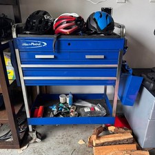 Snap-On Blue-Point 30" Four-Drawer Roll Cart Royal Blue Tool Storage