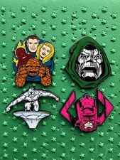 Disney Marvel Fantastic Four Mystery Pin Full Set of 4 Pins - Salesone Boxlunch