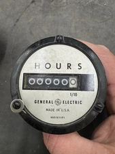 Vintage General Electric Hour Meter  120V