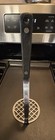 Vtg 5 Flint Ekco Stainless Steel Cooking Utensils Mashers Fork Ladles Black Hand — photo 6