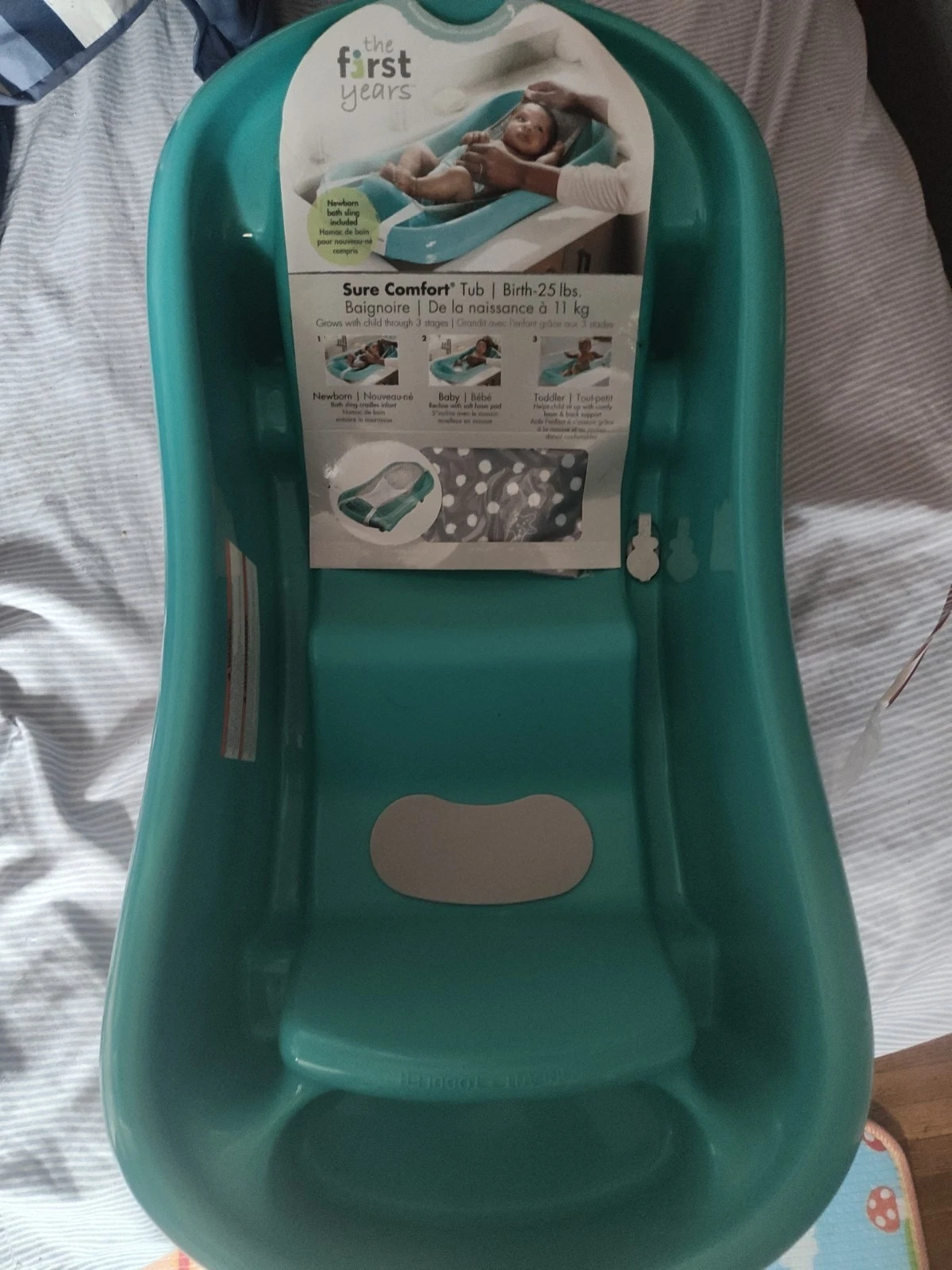 The First Years Sure Comfort Deluxe Newborn to Toddler Tub - Teal
Opens in a new window or tab