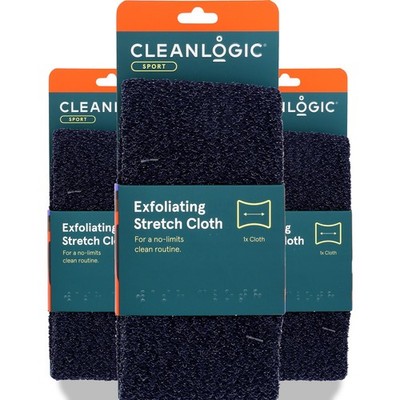 Cleanlogic Exfoliating Stretch Cloth 1 Ct 3 Pack