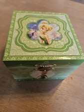 Tinker Bell Green Musical Jewelry Box With Spinning Figurine