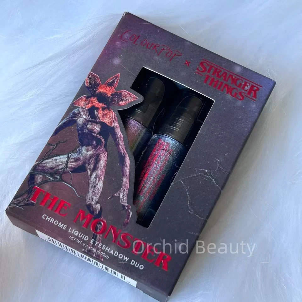 Nuevo Colorpop X Stranger Things The Monster Liquid Eye Duo en caja ~ Edición limitada Foto 4 de 4