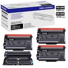 DR820 Drum TN850 Toner Compatible With Brother DCP-L5500DN MFC-L5800DW Lot