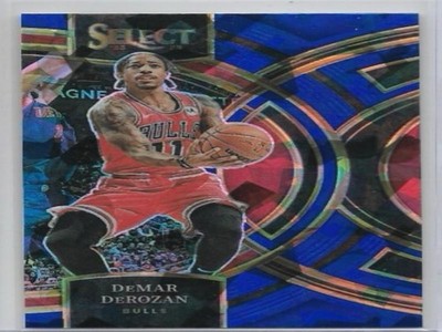 2023-24 Panini Select #191 DeMar DeRozan Blue Cracked Ice Prizms Chicago Bulls