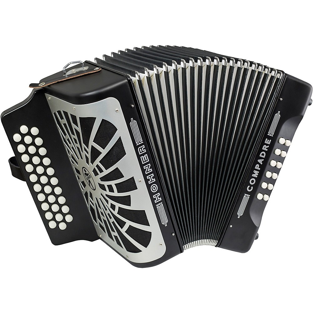 Hohner Compadre FBbEb with Gig Bag - Silver Grille Black
